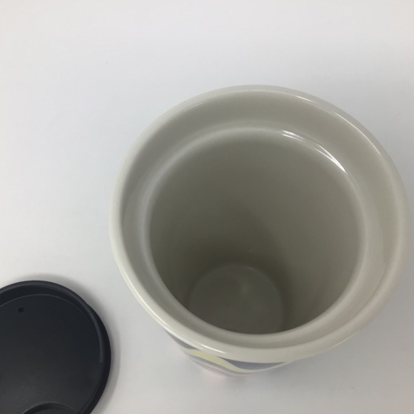 Starbucks Wavy Pastel Stripe Ceramic Travel Tumbler 12oz - Picture 6 of 8